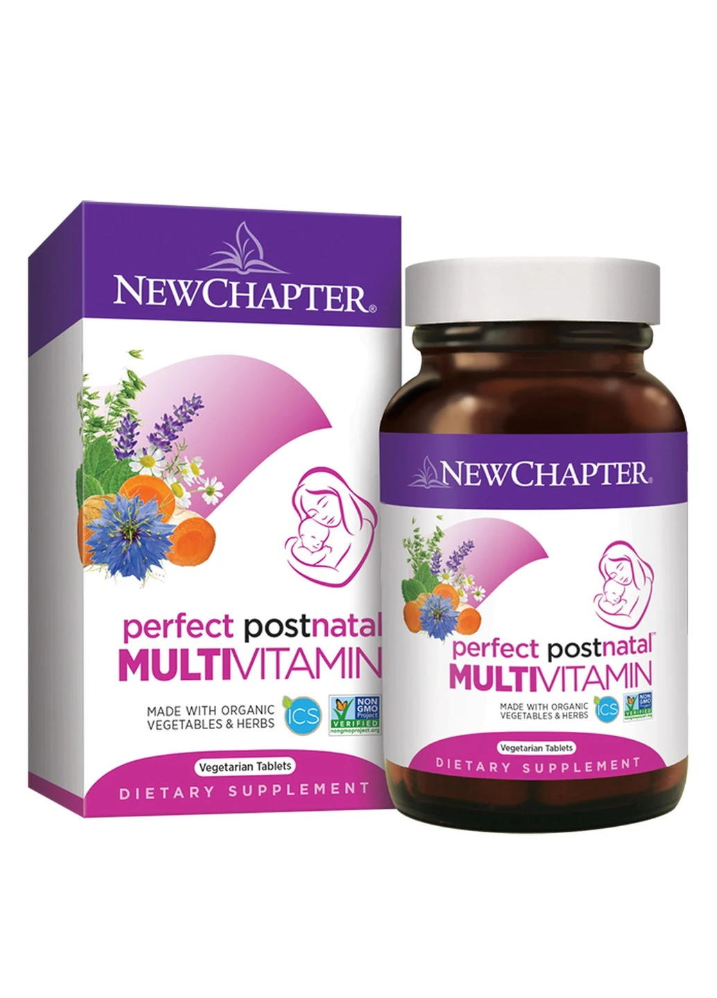 Мультивітаміни для Жінок в Післяпологовий Період, Perfect Postnatal,, 48 таблеток New Chapter (255408246)