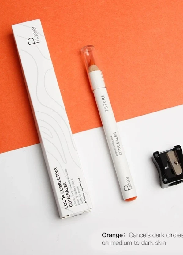 Корректор-карандаш для лица консилер PENCIL-FIX, тон Orange (3022) Pudaier (252194212)