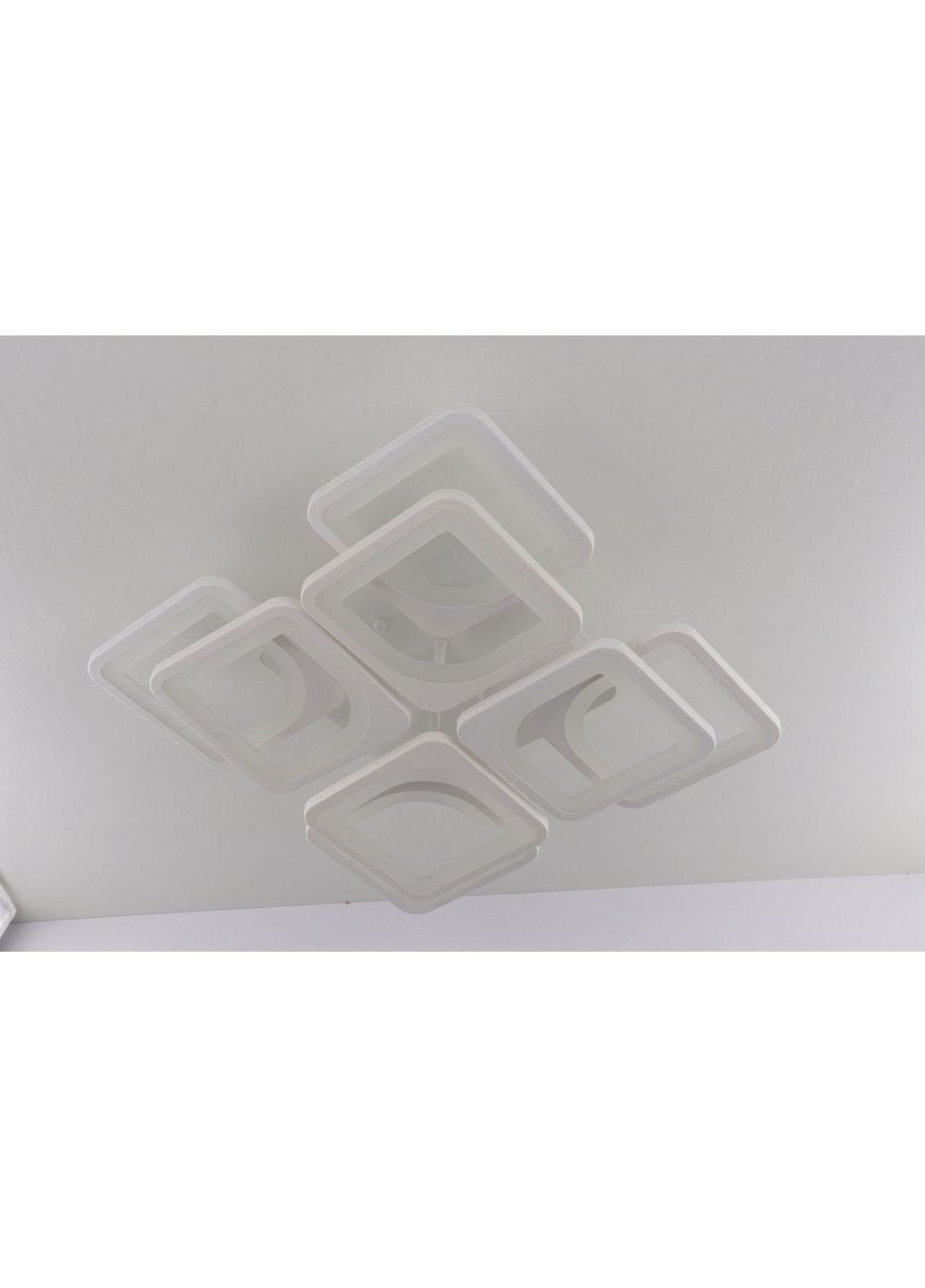 Люстра потолочная LED с пультом A2281/4+4S-RGB-wh Белый 11х43х43 см. Sunnysky (253528090)