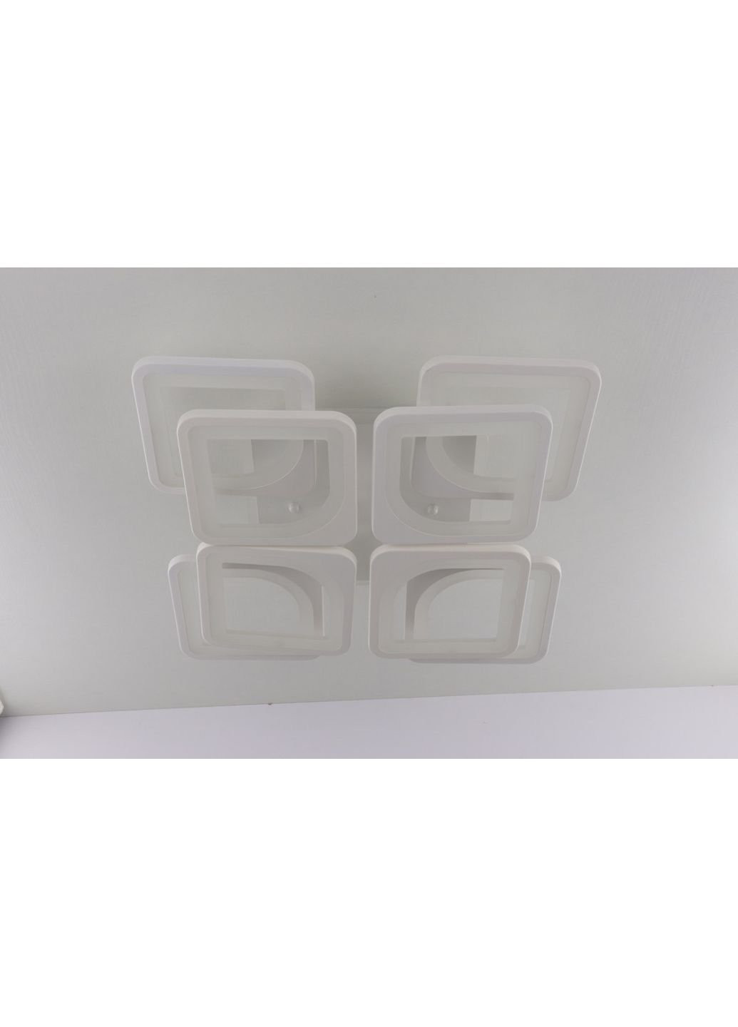 Люстра потолочная LED с пультом A2281/4+4S-RGB-wh Белый 11х43х43 см. Sunnysky (253528090)