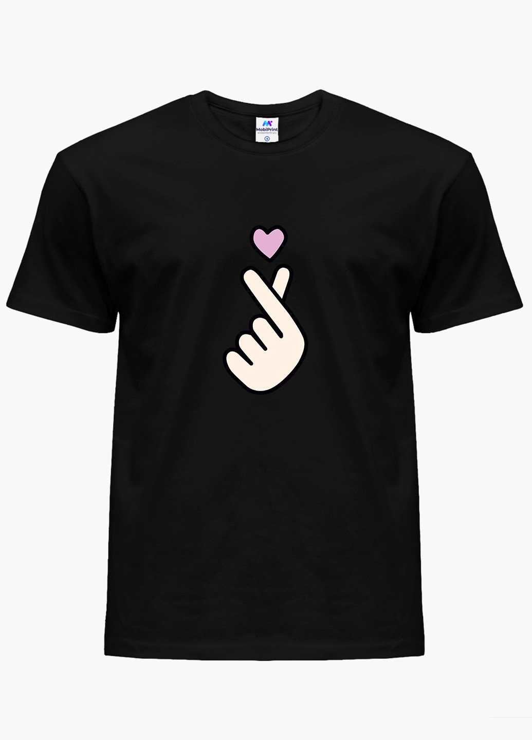 Черная демисезонная футболка детская бтс (bts)(9224-1063) MobiPrint