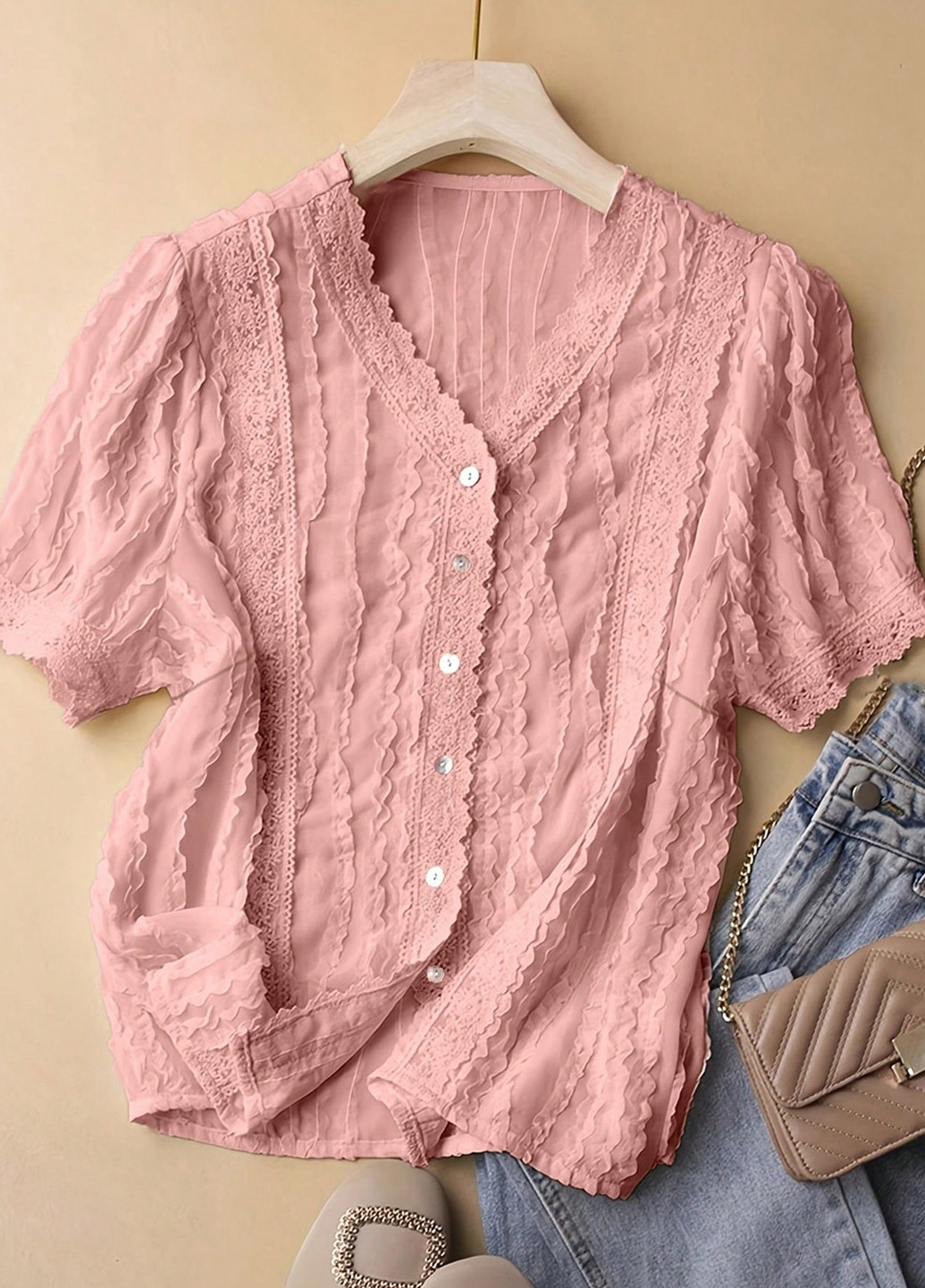 Рожева блуза SHEIN