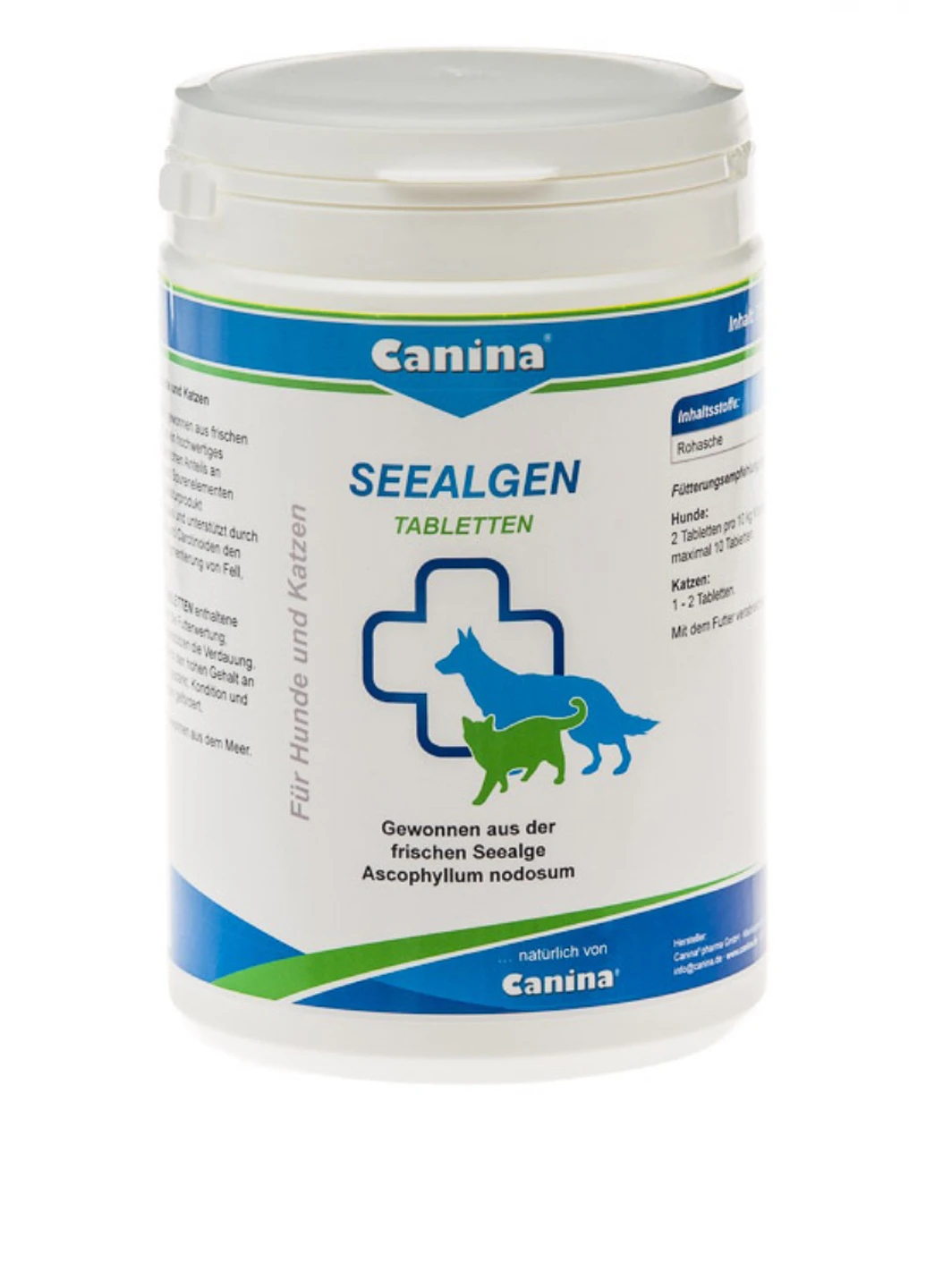 Морські водорості Seealgentabletten 750 г (730 табл) Canina (10513415)