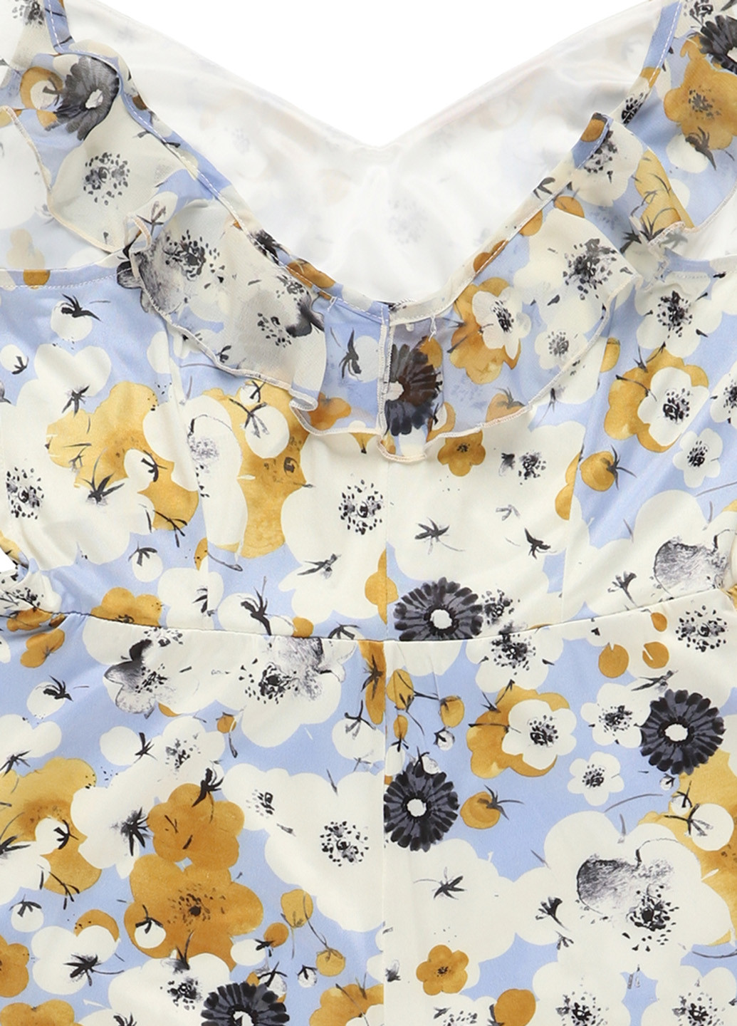 Блакитна кежуал сукня MINT&BERRY з квітковим принтом