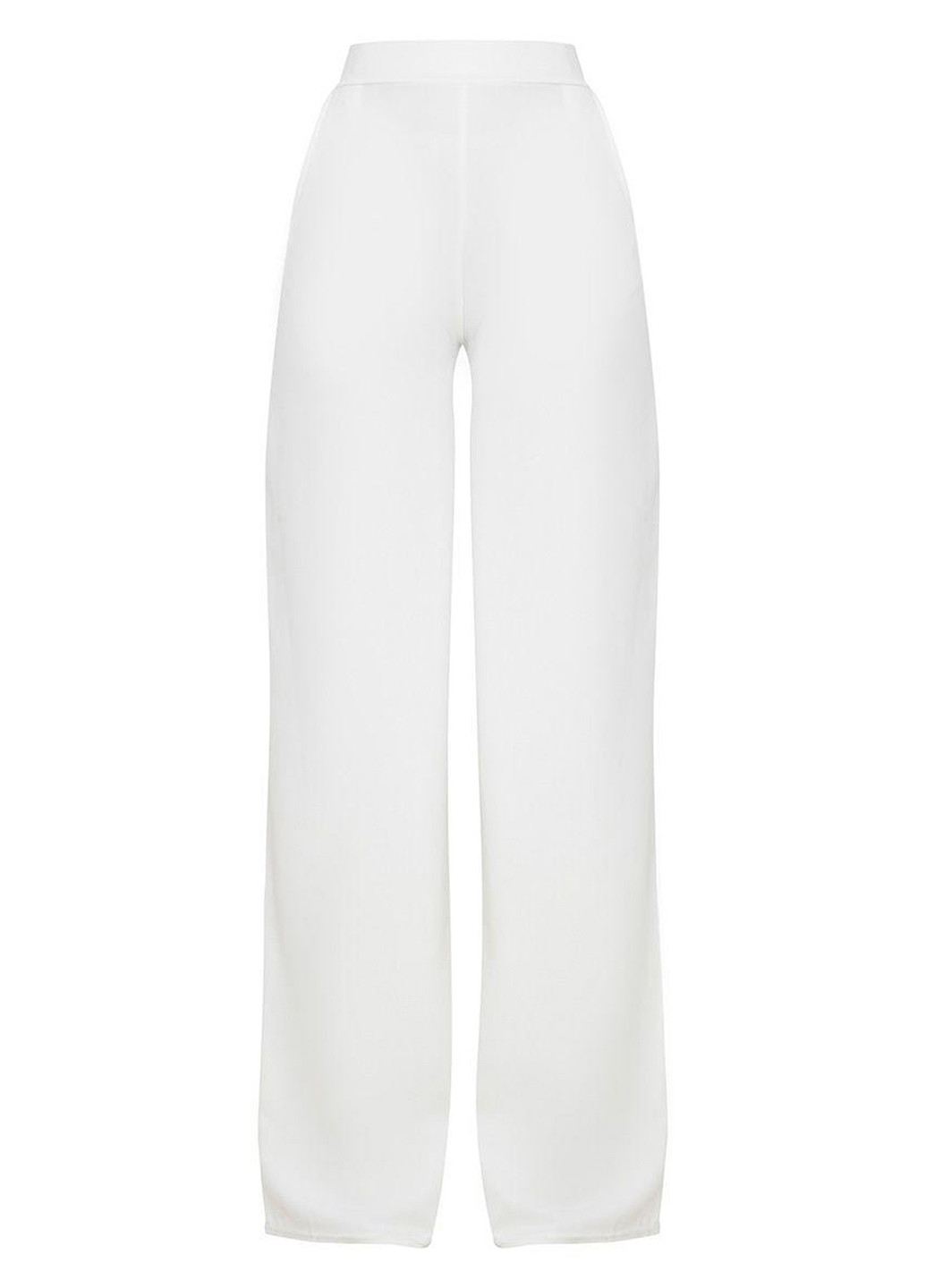 Белые летние брюки PrettyLittleThing
