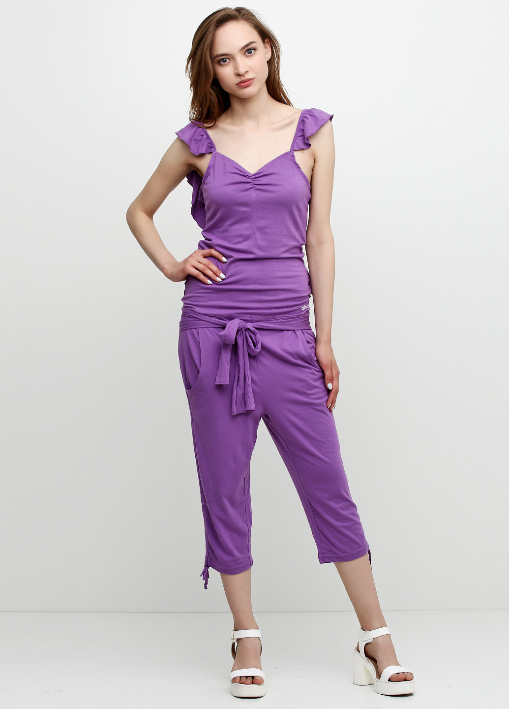 Комбинезон Billabong комбинезон-брюки однотонный фиолетовый кэжуал