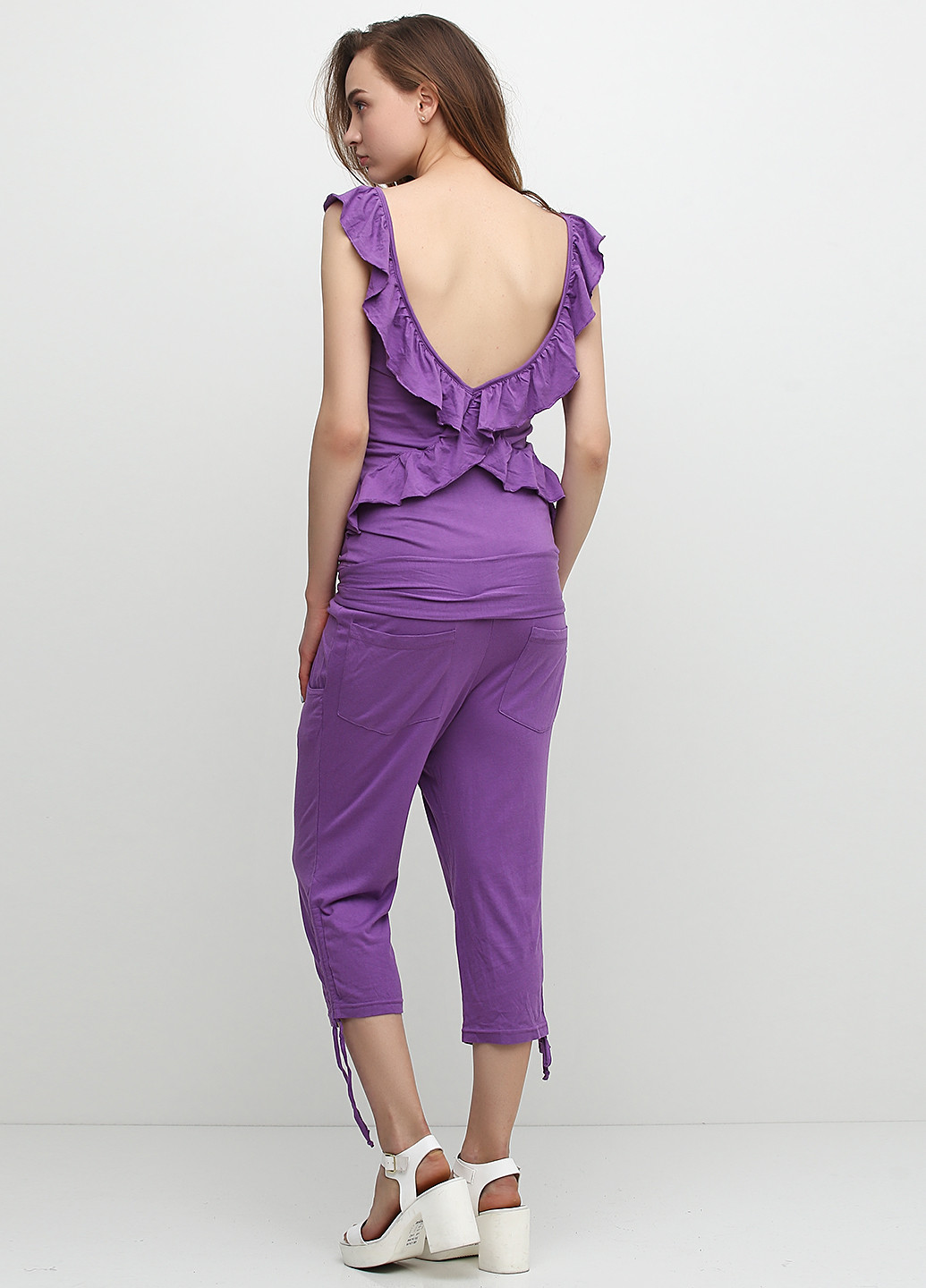 Комбинезон Billabong комбинезон-брюки однотонный фиолетовый кэжуал