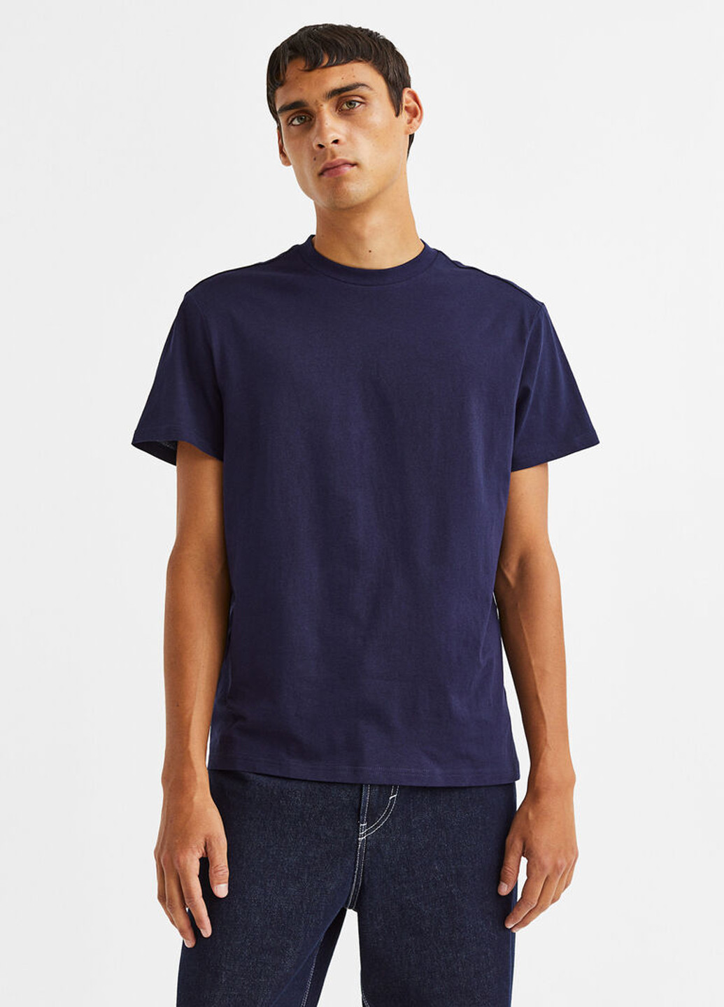 Темно-синя футболка H&M