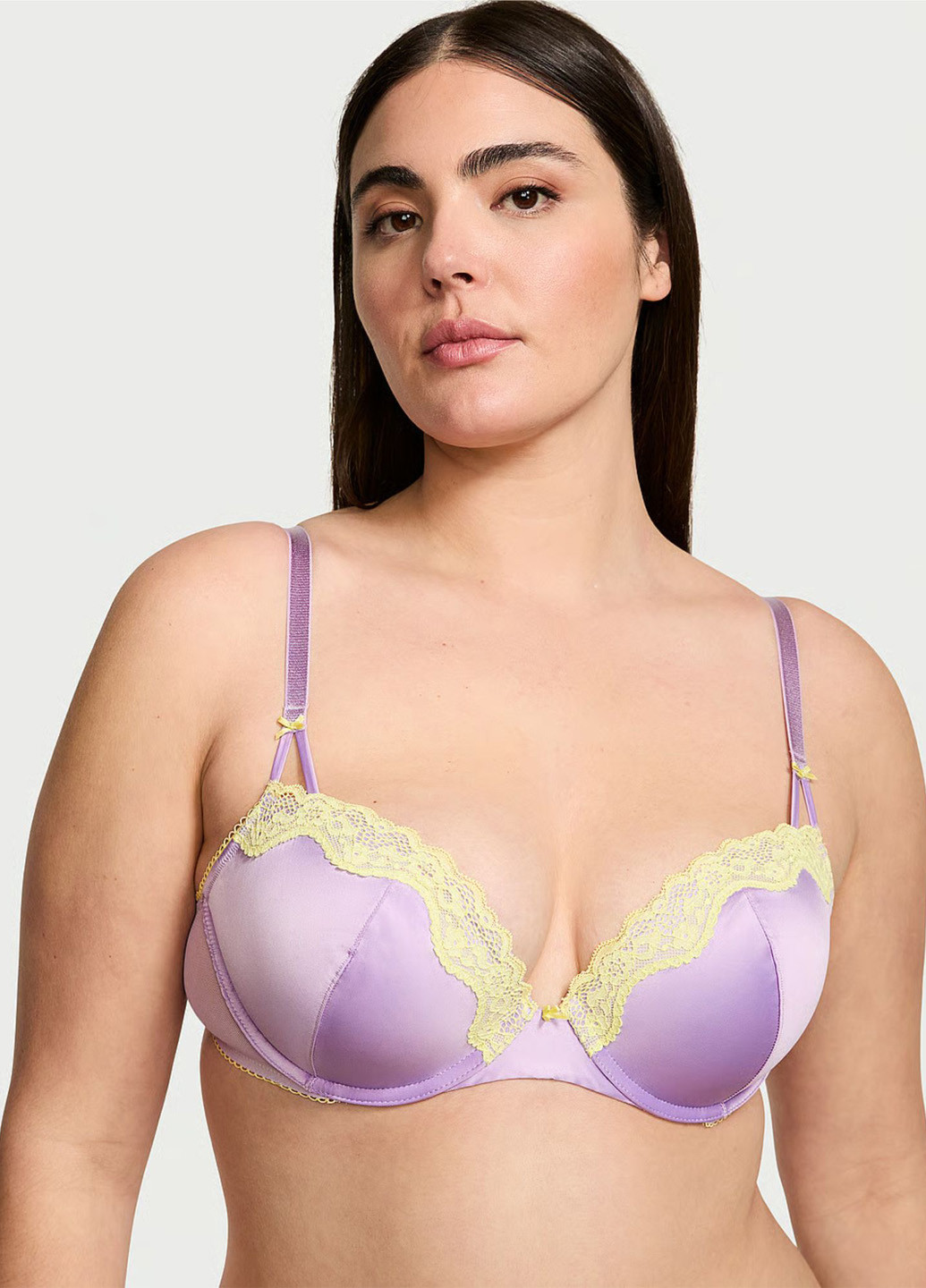 Сиреневый демисезонный комплект (бюстгалтер, трусики) Victoria's Secret