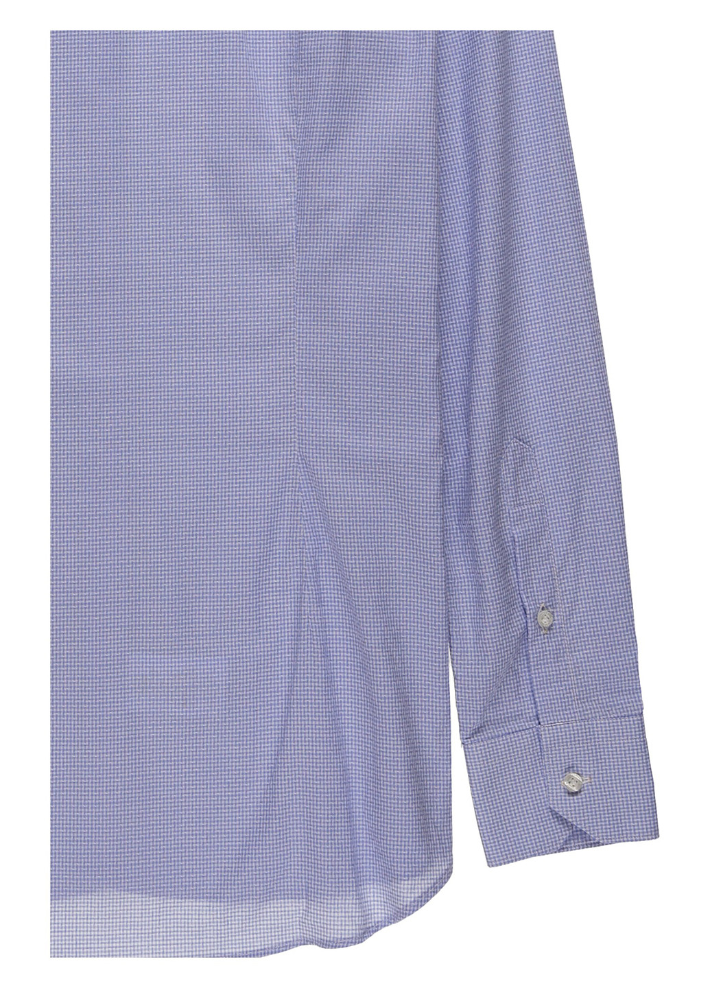 Голубой классическая, кэжуал рубашка с геометрическим узором Nazarenogabrielli