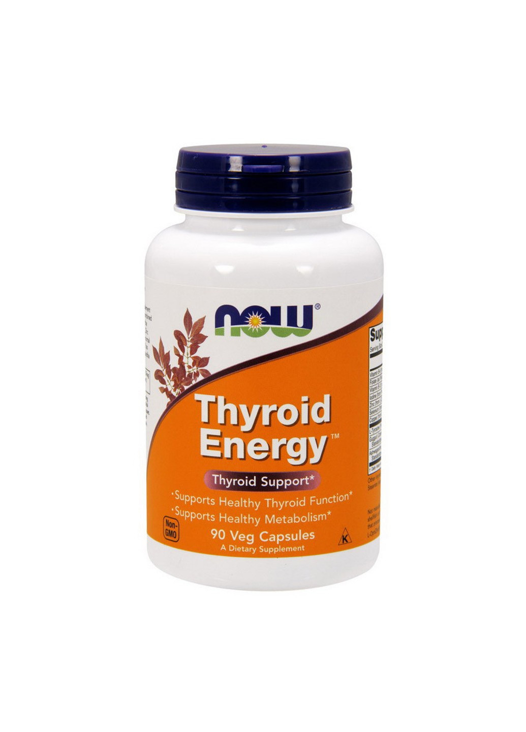 Витамины для щитовидной железы Thyroid Energy (90 капс) нау фудс Now Foods (255409022)