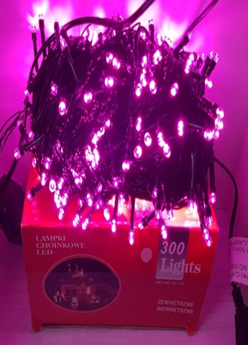 Світлодіодна гірлянда LED 300 Рожева 22м з контролером (31697946) Francesco Marconi (201693084)