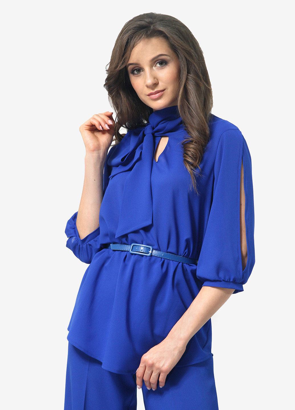 Синяя демисезонная блуза Lada Lucci