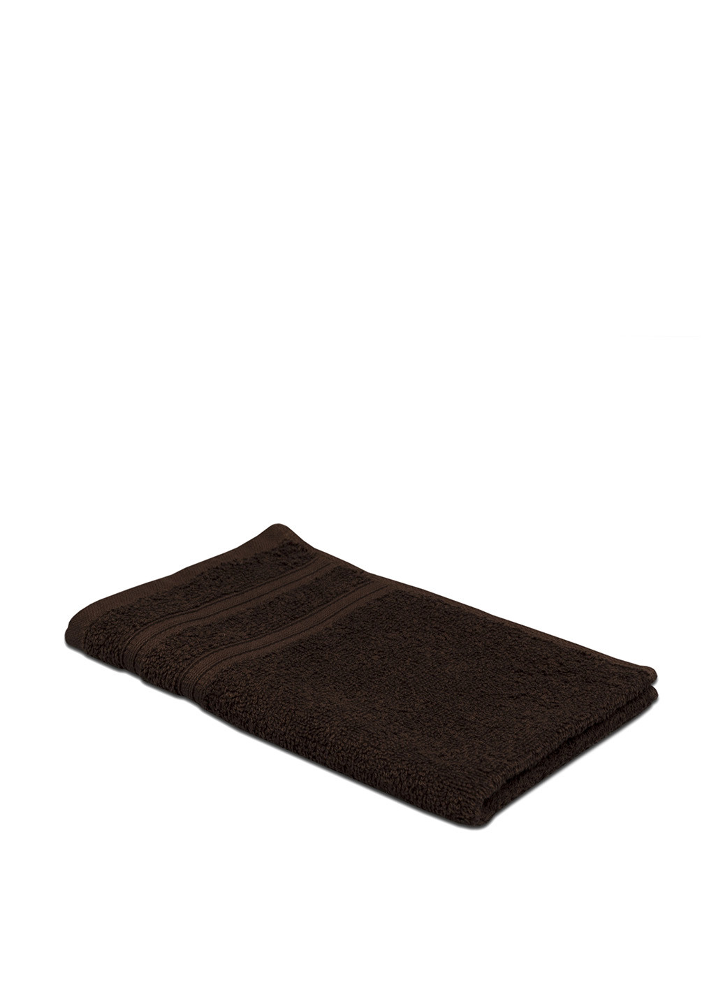 No Brand полотенце, 30х45 см однотонный темно-коричневый производство - Индия