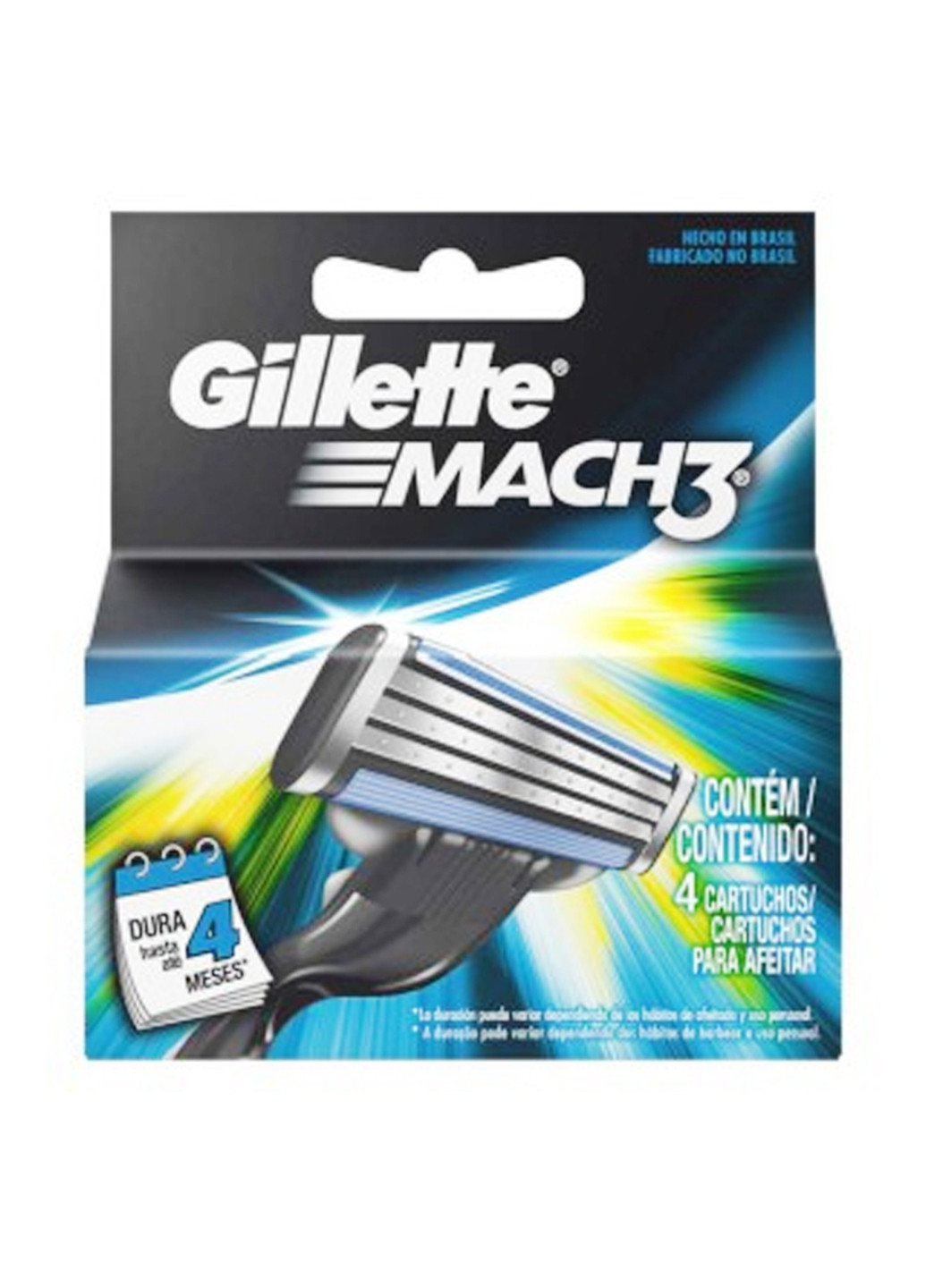 Сменный картридж Mach3 (4 шт.) Gillette (69676228)