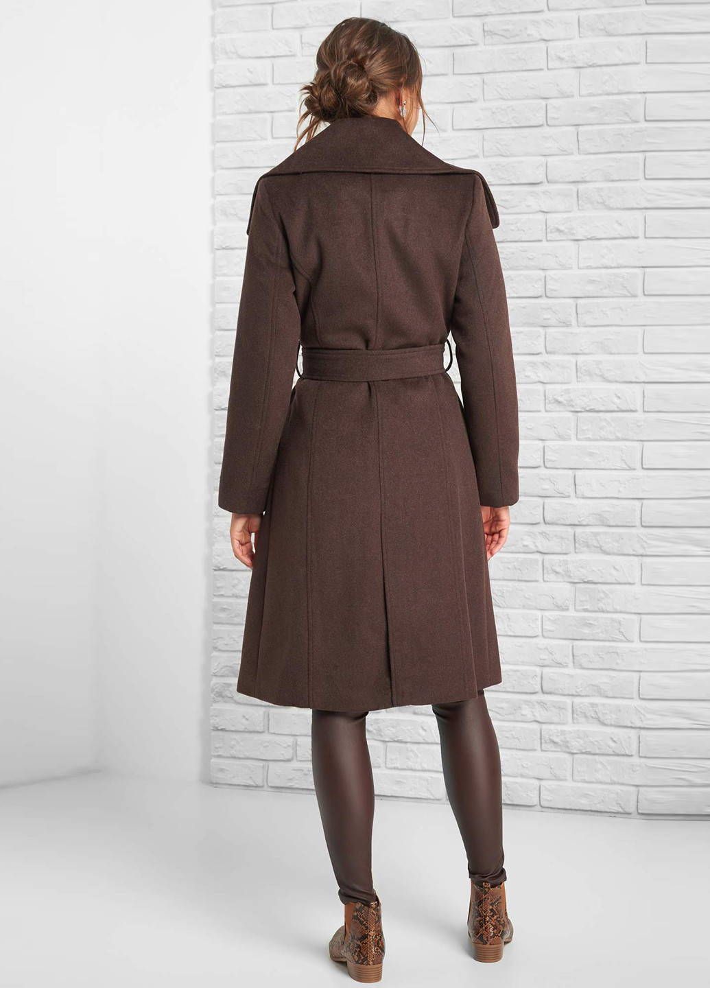 Темно-коричневое демисезонное Пальто Orsay
