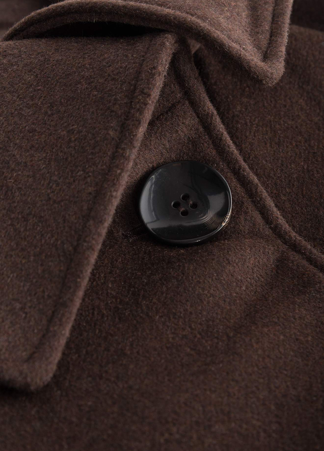 Темно-коричневе демісезонне Пальто Orsay
