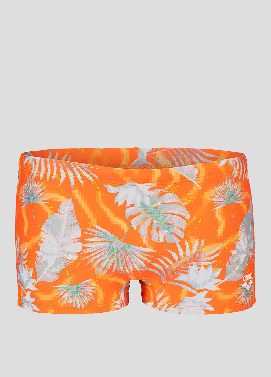 Мужские оранжевые пляжные плавки шорты Arena