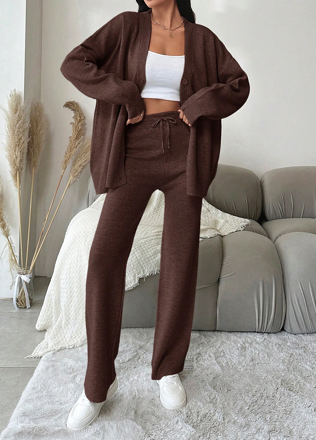 Костюм (кардиган, брюки) SHEIN (341251417)