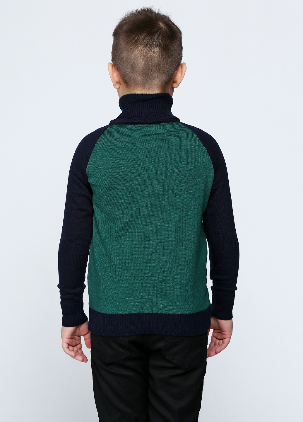 Зеленый зимний свитер хомут Top Hat Kids