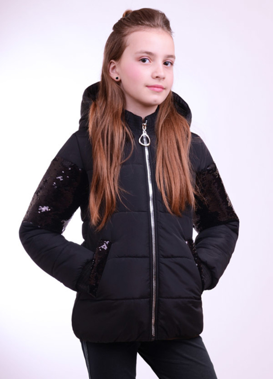Чорна демісезонна демісезонна куртка k05 Luxik куртка-переходник