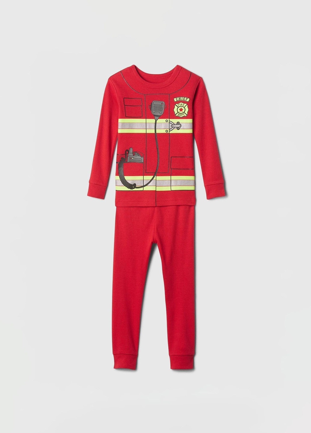 Красная всесезон пижама (лонгслив, брюки) лонгслив + брюки Gap