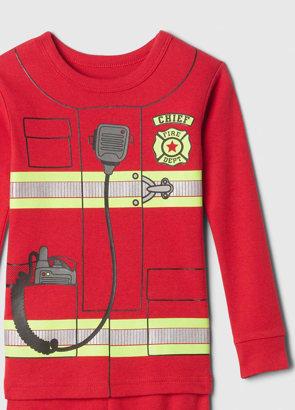 Красная всесезон пижама (лонгслив, брюки) лонгслив + брюки Gap