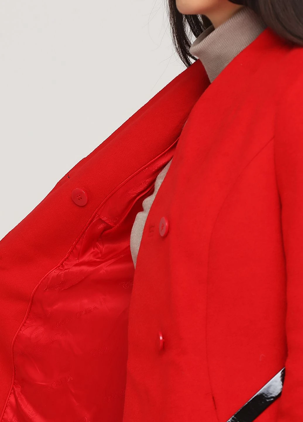 Красное демисезонное Пальто Vero Moda