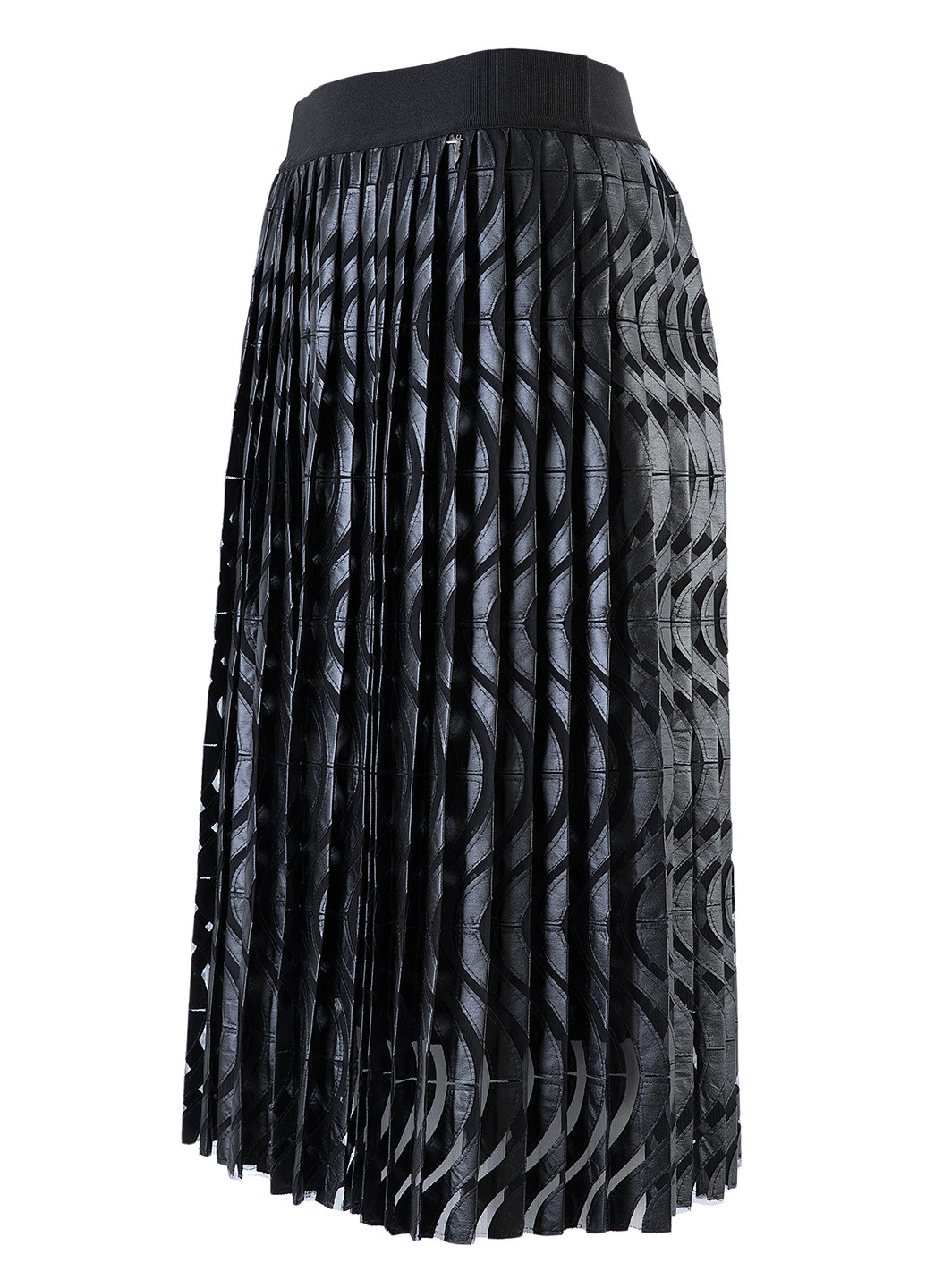 Разноцветная кэжуал с геометрическим узором юбка Trussardi Jeans плиссе