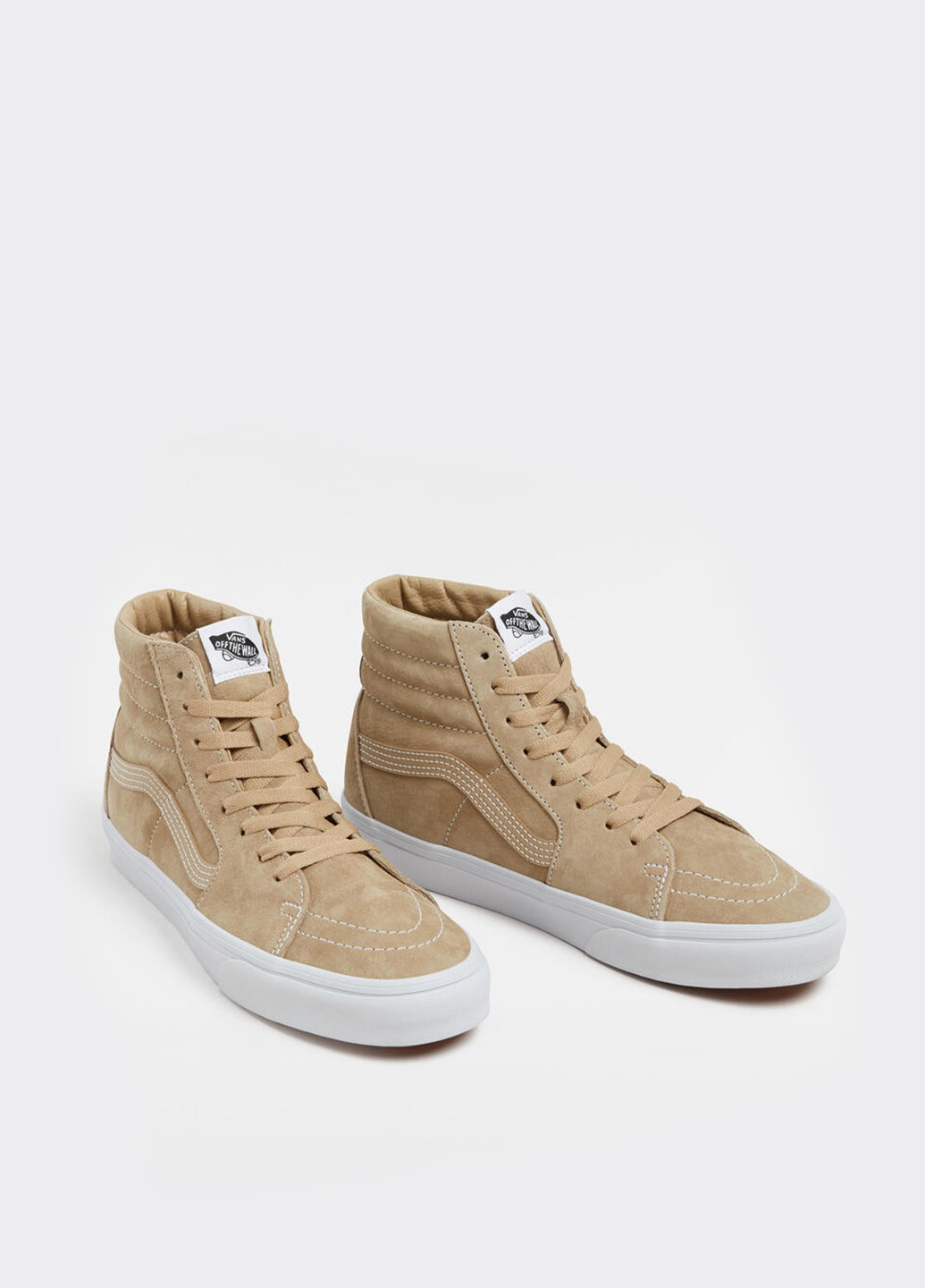 Бежеві кеди Vans SK8-HI PIG SUEDE