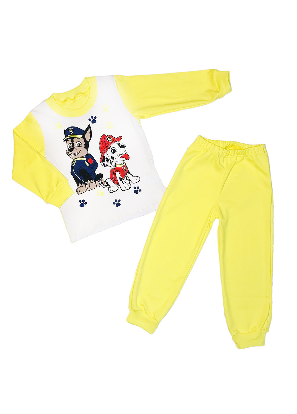 Жовта всесезон піжама (лонгслів, брюки) AV Style