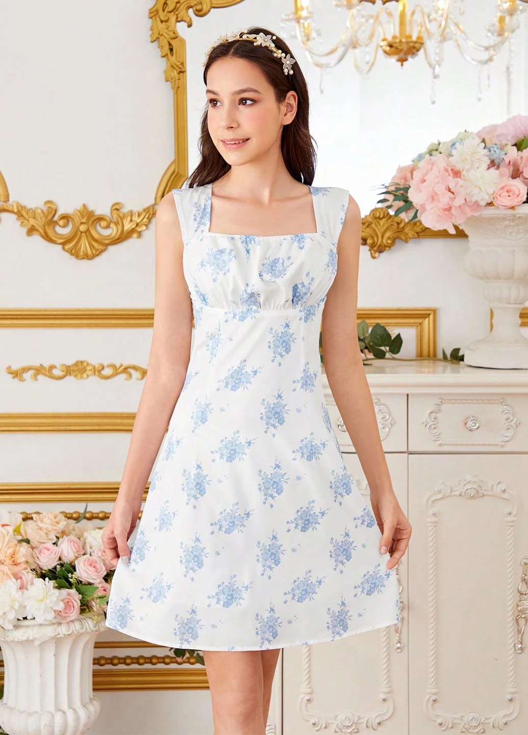 Біла сукня SHEIN (346914780)