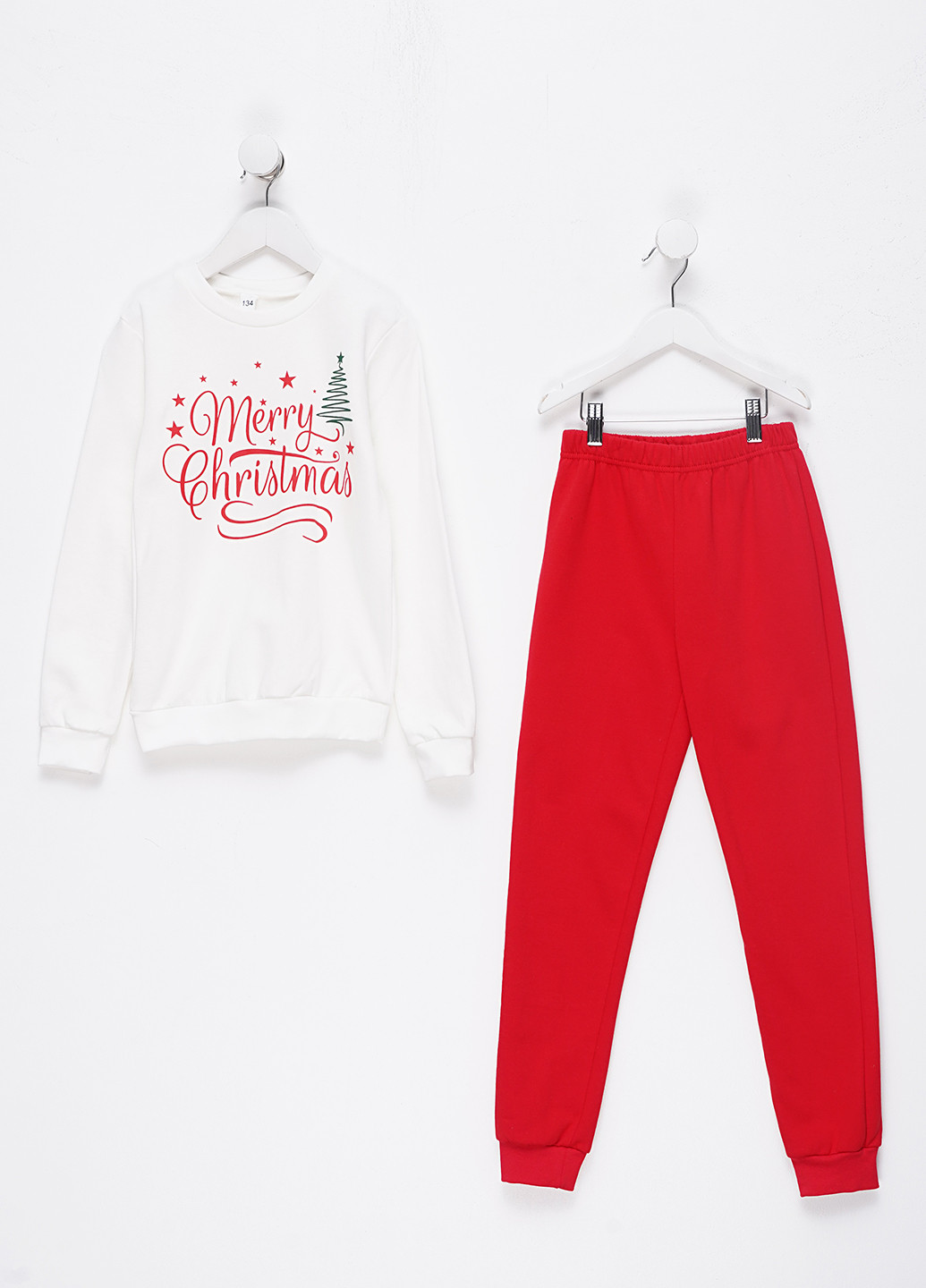 Молочна всесезон піжама (лонгслів, штани) лонгслів + брюки Pan