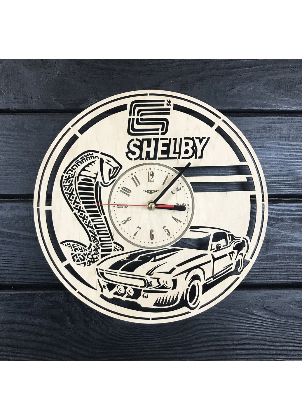Оригінальний інтер`єрний настінний годинник «Shelby» 7Arts (253567064)