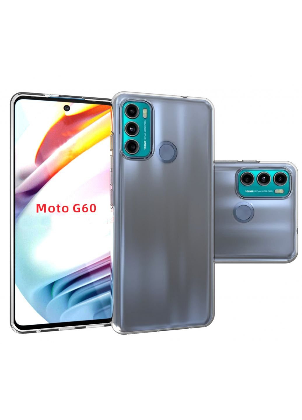 Чехол для мобильного телефона Motorola Moto G60 Transparancy (706923) BeCover (252573221)