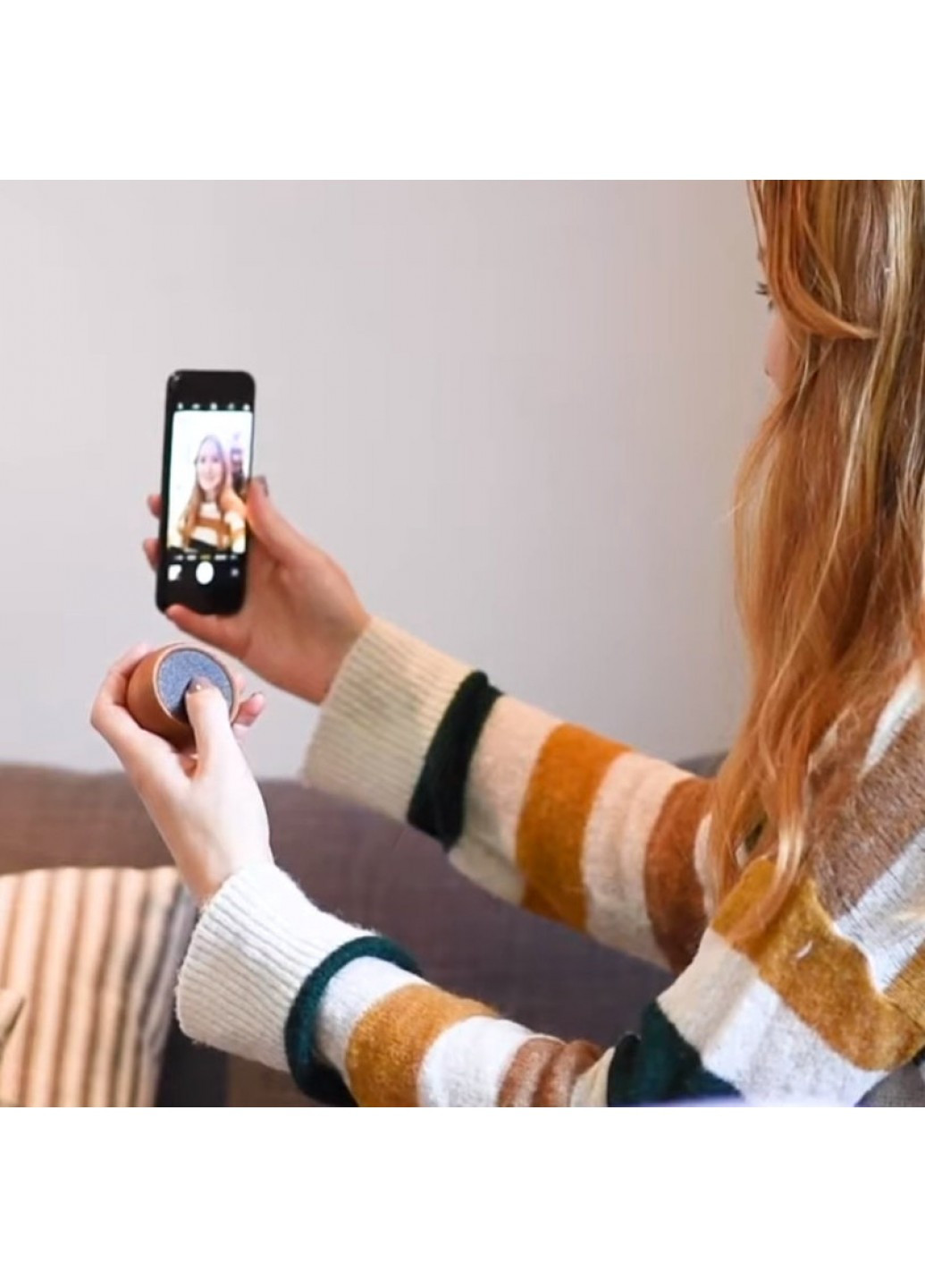 Блутуз-колонка "Tumbler Selfie" 3 Ватта; дерево вишня Gingko G004CH (219327727)