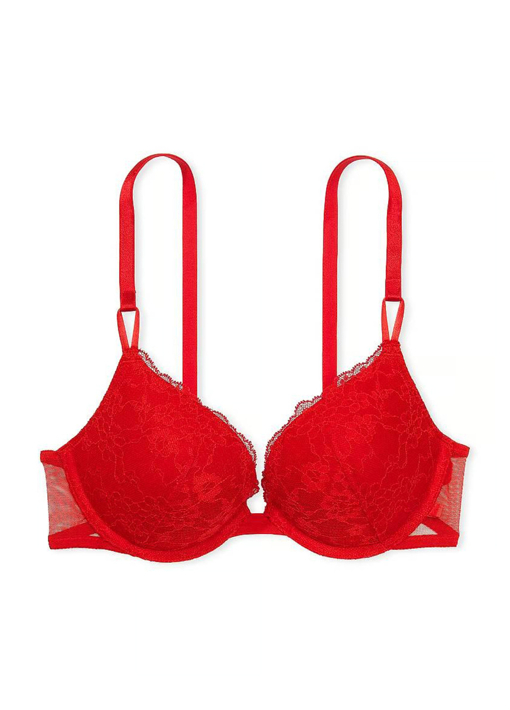 Красный демисезонный комплект (бюстгальтер, трусики) Victoria's Secret