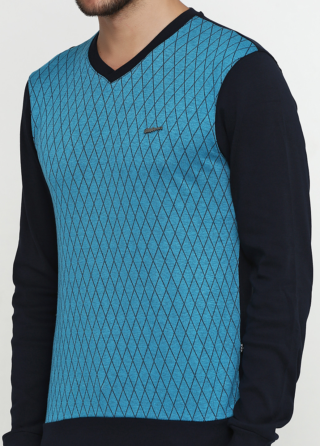 Бирюзовый демисезонный пуловер пуловер MSY