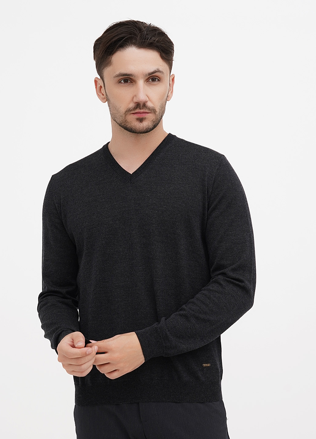 Темно-серый демисезонный пуловер пуловер Liu Jo