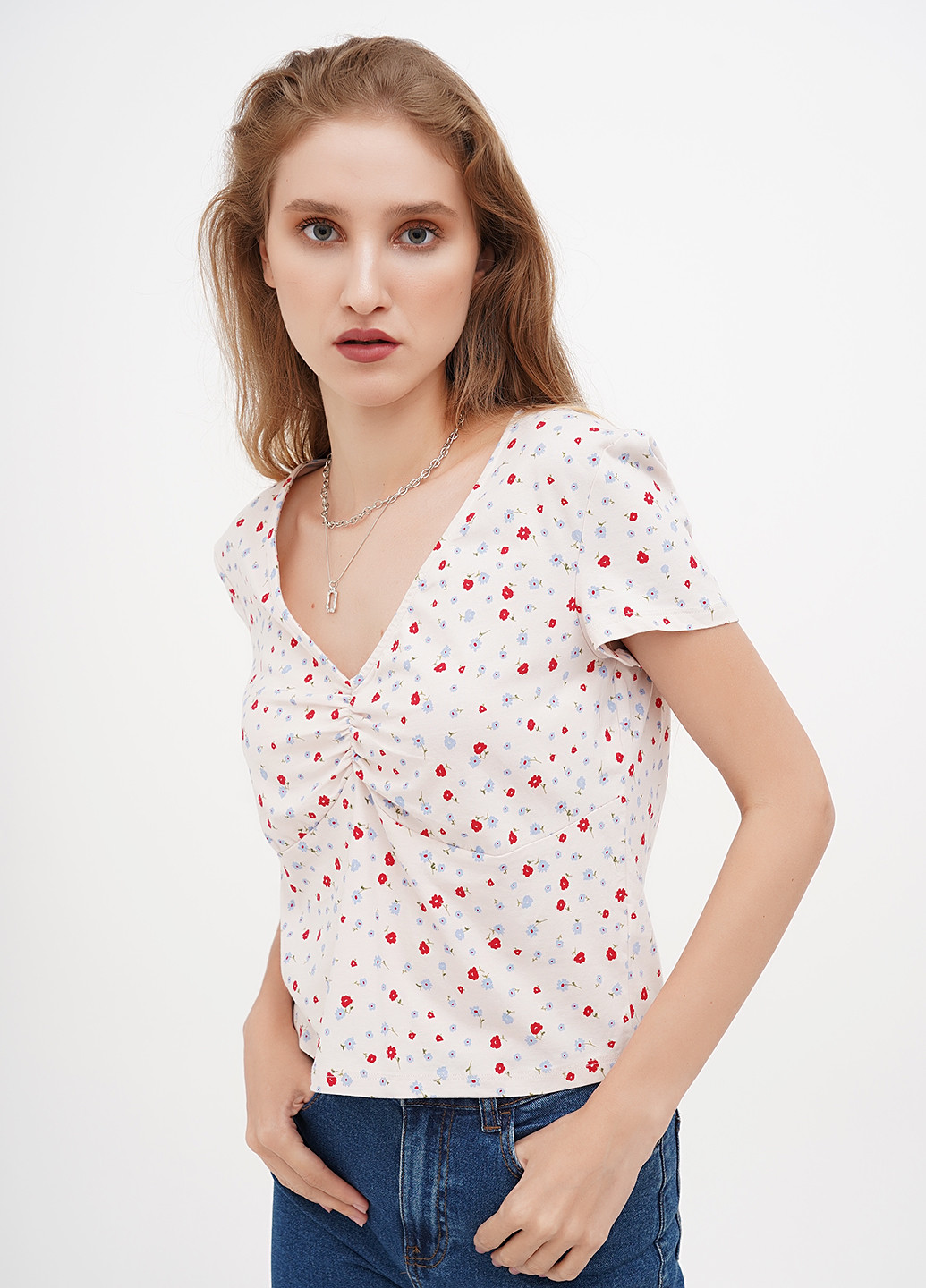 Світло-рожева блуза Terranova