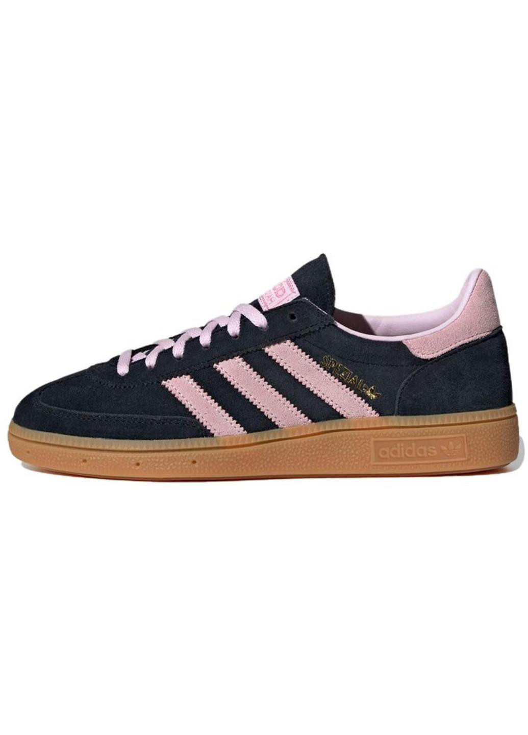 Кросівки IE5897 adidas Handball Spezial Clear Pink чорні демісезони (317224343)