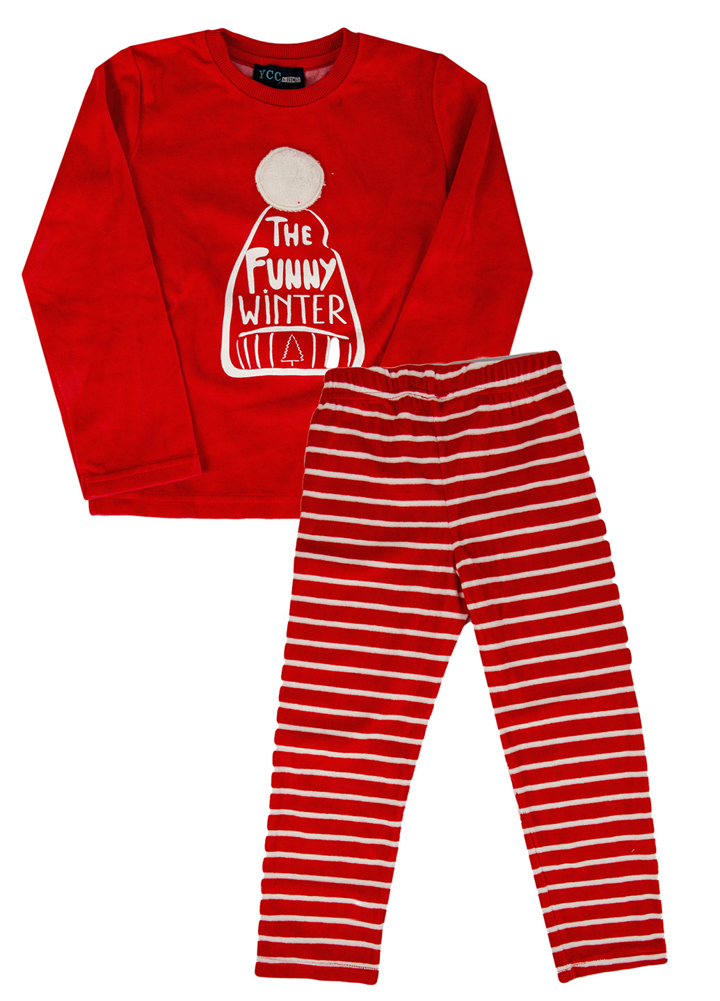 Красный демисезонный комплект (свитшот, брюки) YCC