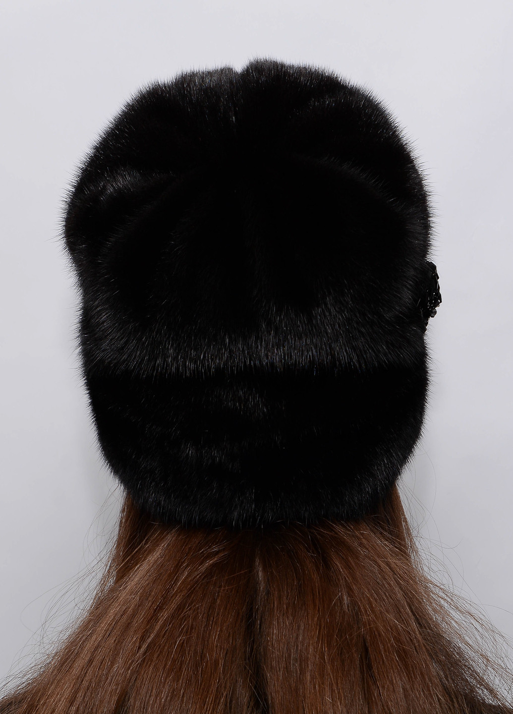 Жіноча норкова шапка кубанка Меховой Стиль камелия (207170942)