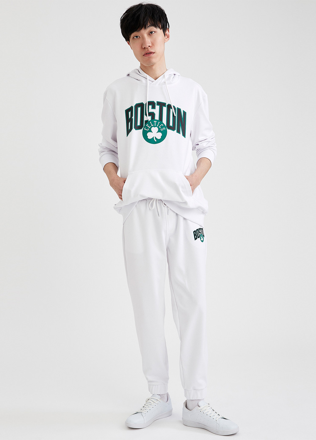 Джогери Boston Celtics DeFacto Джогеры джогери написи білі спортивні трикотаж, поліестер