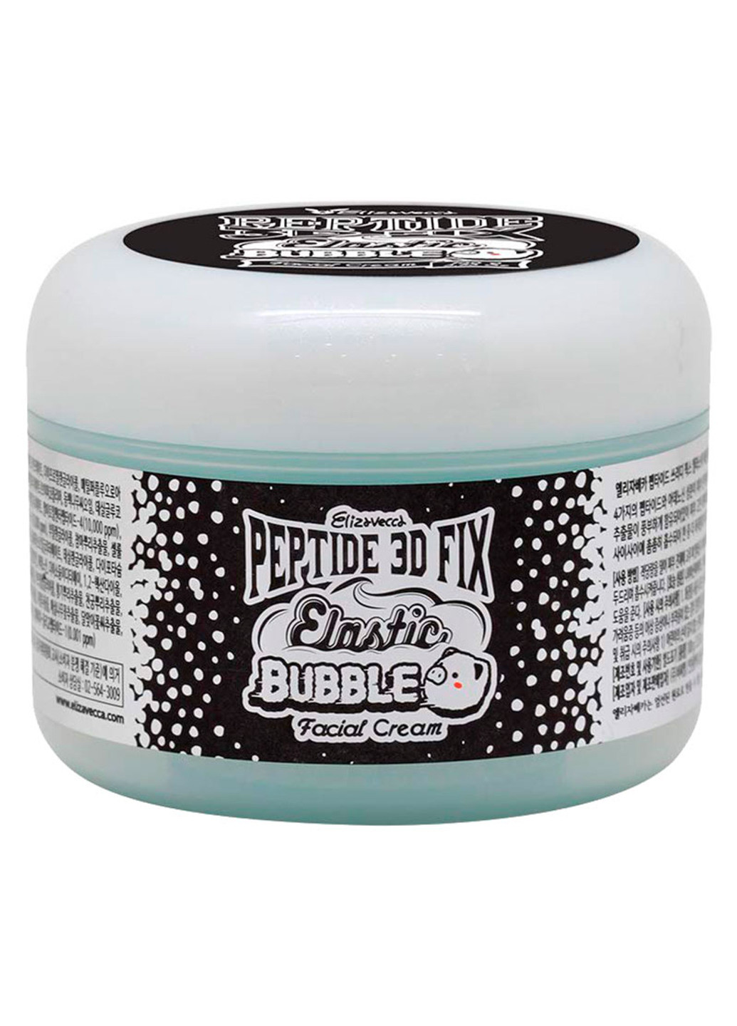 Омолоджуючий бульбашковий крем для обличчя Peptide 3d Fix Elastic Bubble Facial Cream, 100 г Elizavecca (202413303)