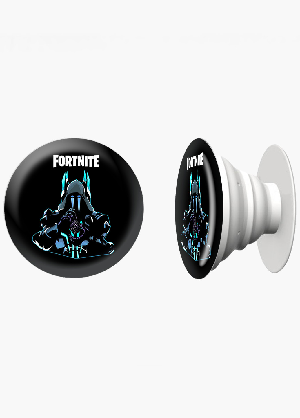Попсокет (Popsockets) тримач для смартфону Фортнайт (Fortnite) (8754-1195) Чорний MobiPrint (216748446)