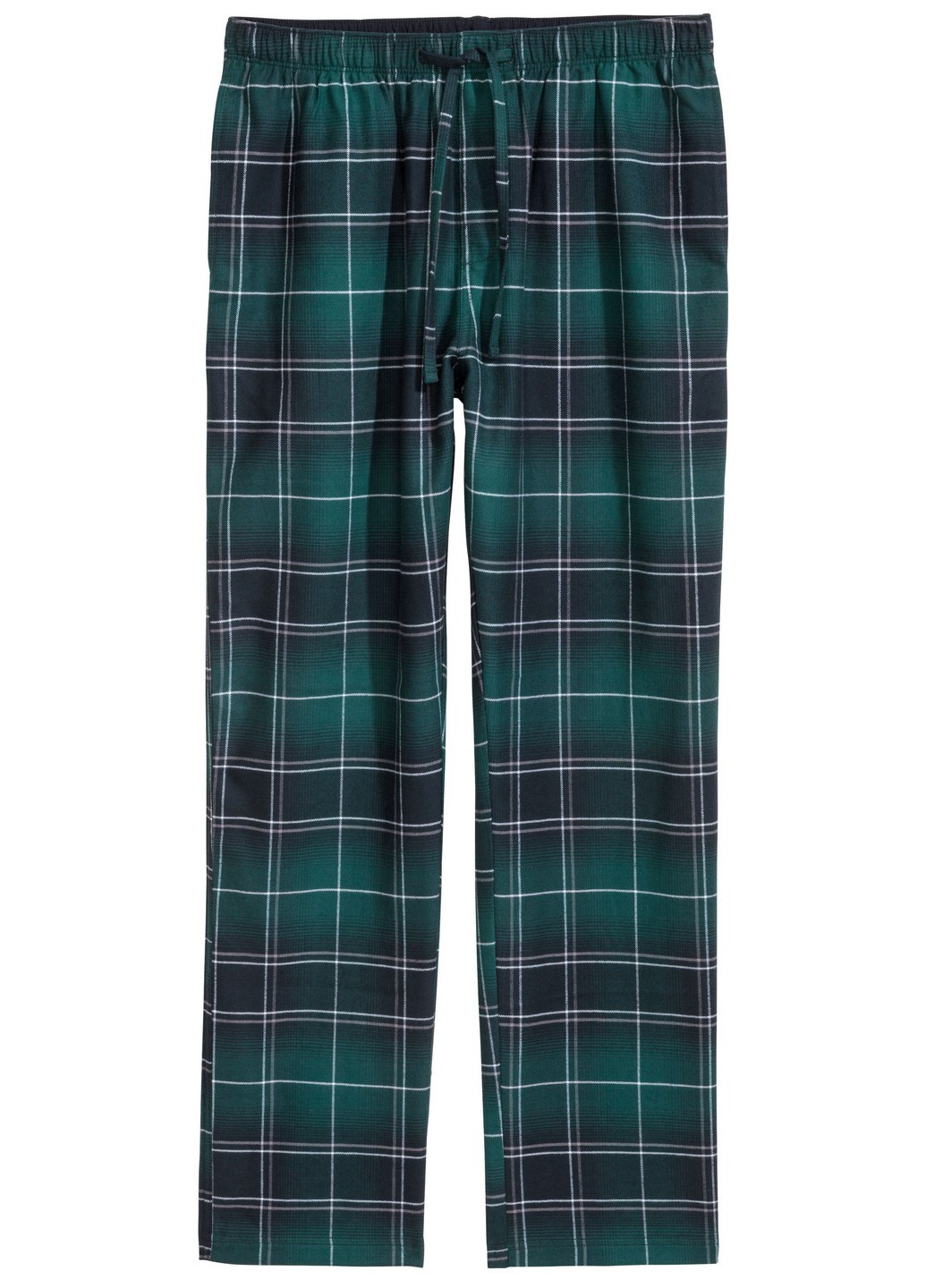 Штаны пижамные H&M зелёная домашняя