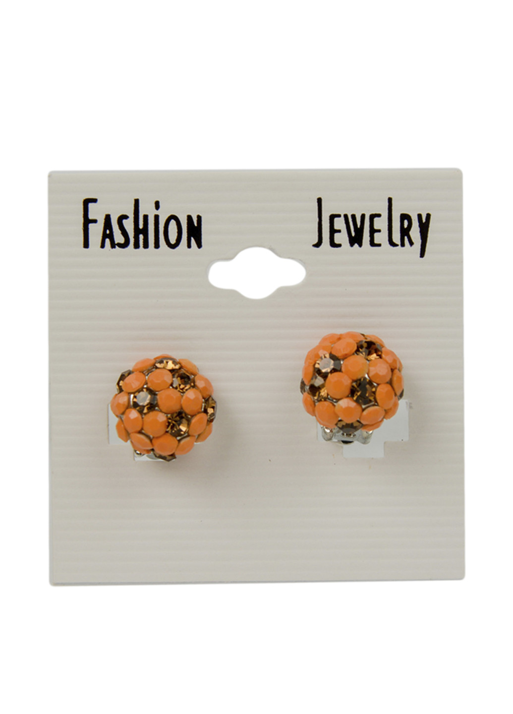 Серьги Fashion Jewelry оранжевые
