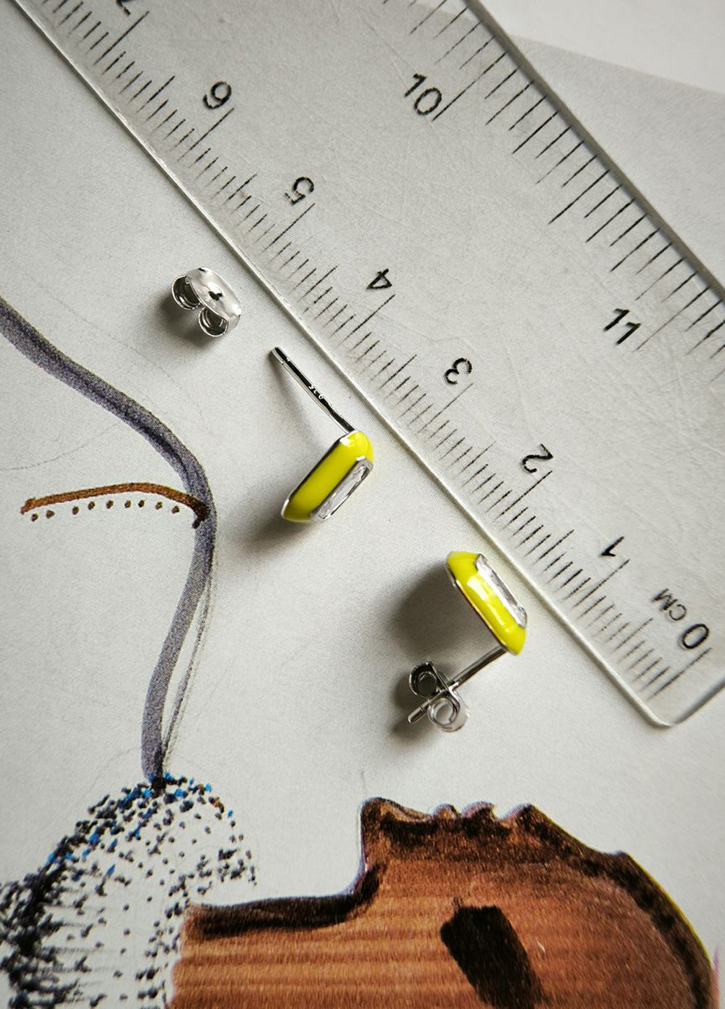 Сережки Silver Flame (350941515)