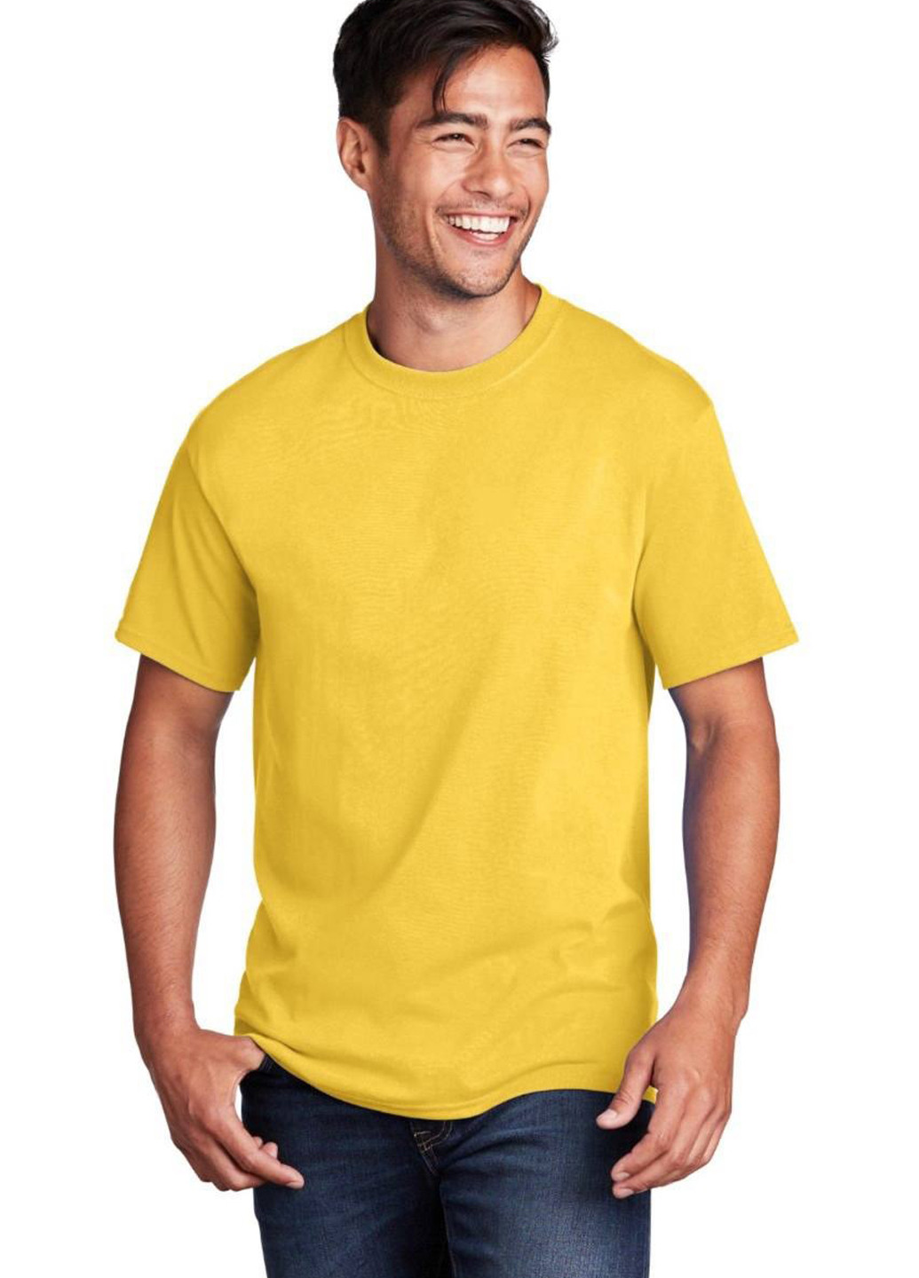 Желтая футболка Gildan